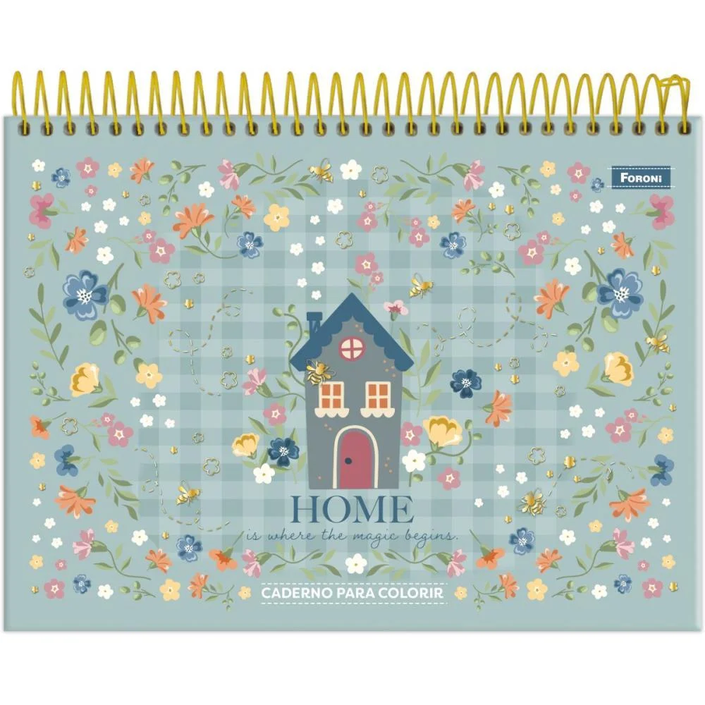 Caderno Desenho Univ Capa Dura Milly Para Colorir 24Fls Foroni (Pct.c/04) - imagem 7