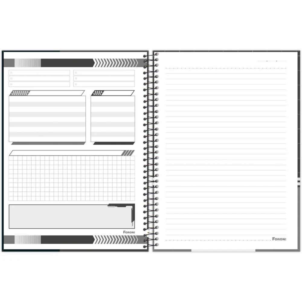 Caderno 10X1 Capa Dura Motoclub 160F Foroni (Pct.c/04) - imagem 8