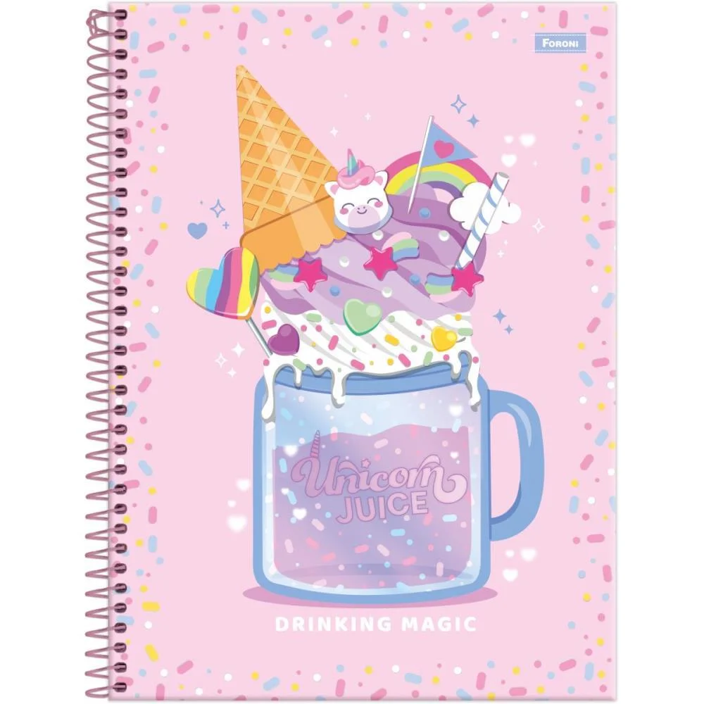 Caderno 01X1 Capa Dura Sugar Rush 80F Foroni (Pct.c/04) - imagem 5