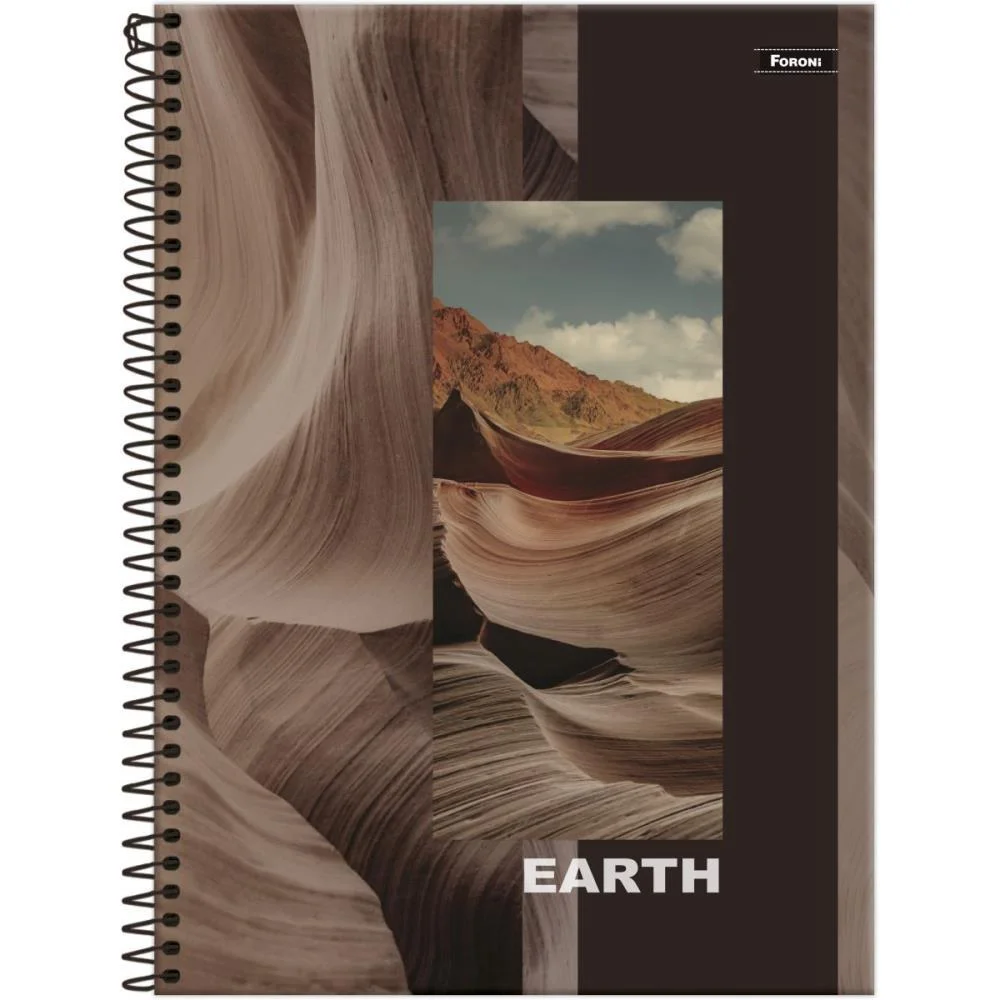 Caderno 01X1 Capa Dura 4 Elementos Mais 96Fls Foroni (Pct.c/04) - imagem 3