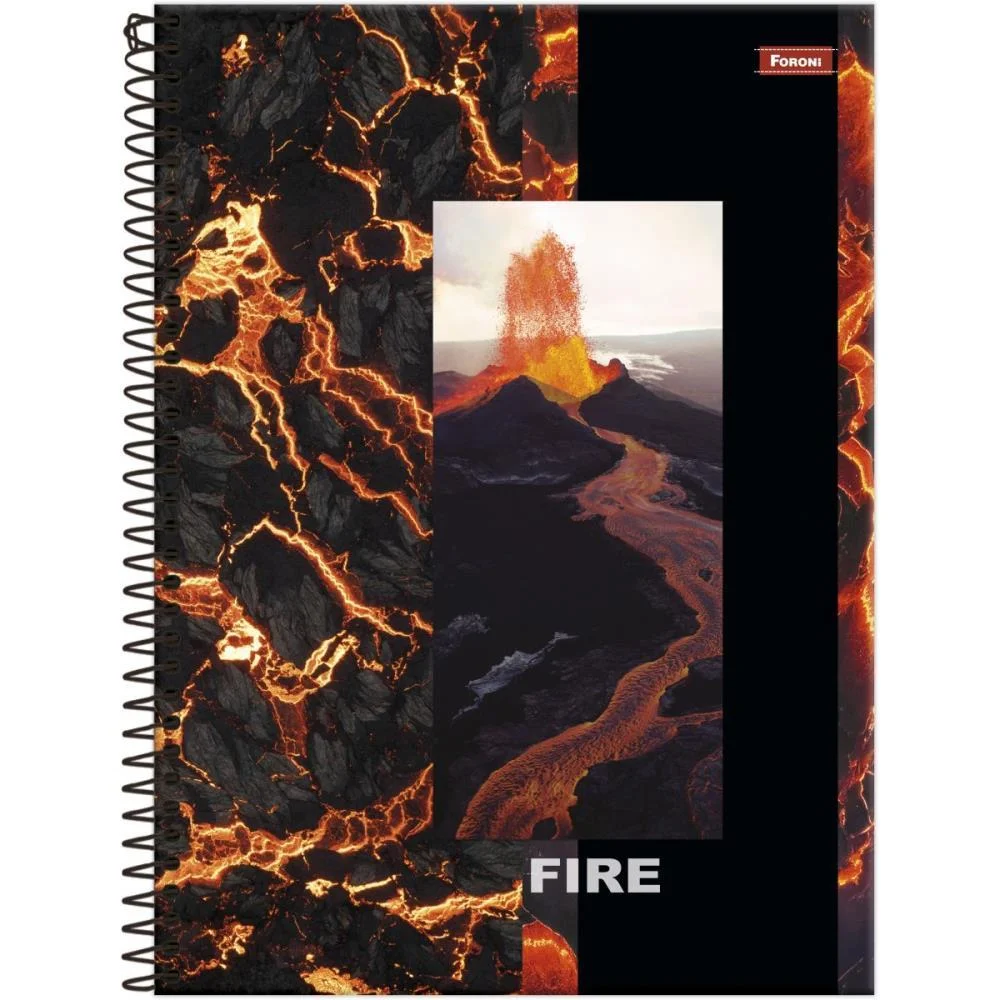 Caderno 01X1 Capa Dura 4 Elementos Mais 96Fls Foroni (Pct.c/04) - imagem 4