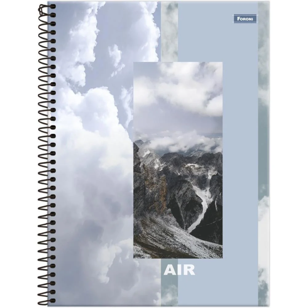 Caderno 10X1 Capa Dura 4 Elementos Mais 200Fls Foroni (Pct.c/04) - imagem 5