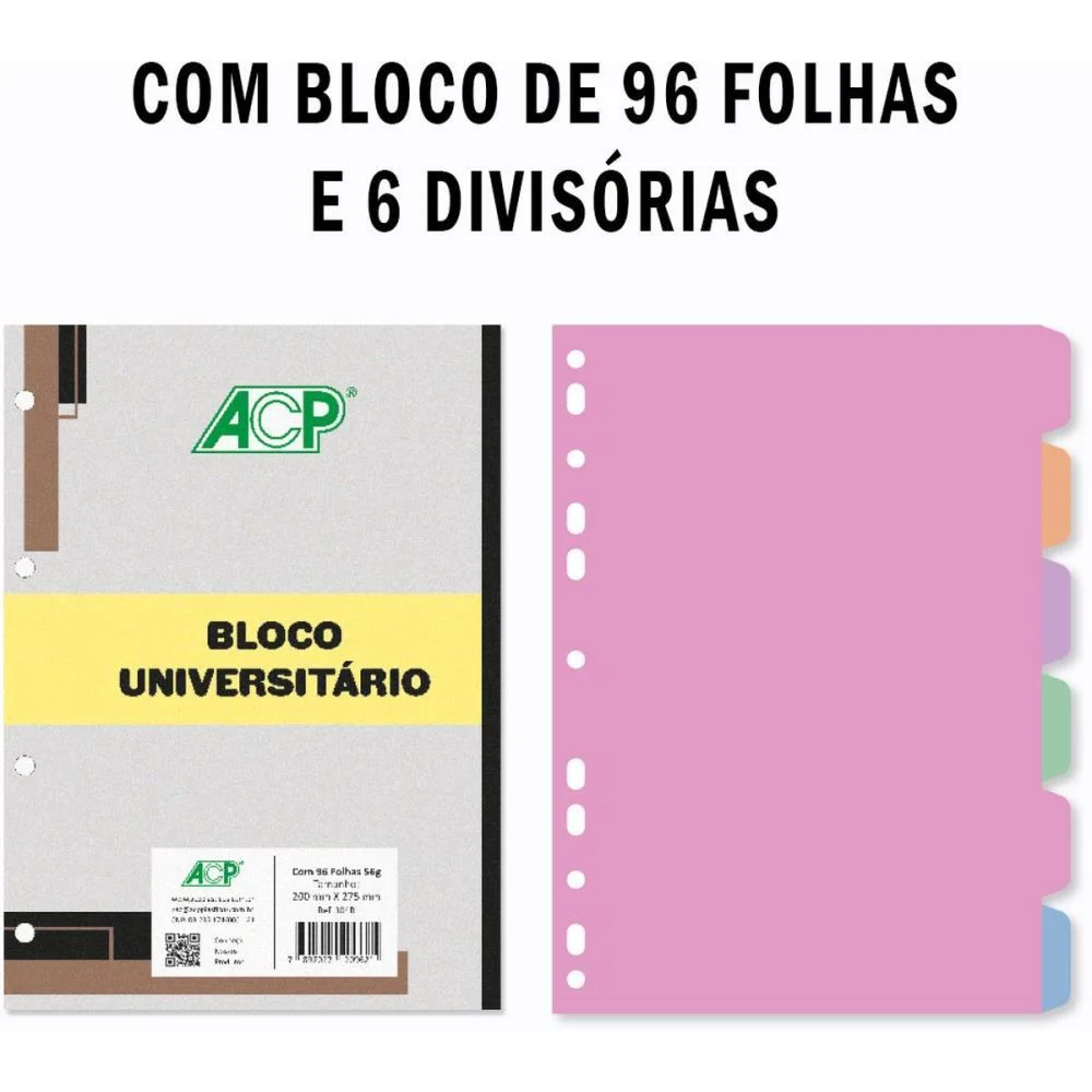 Fichario De Pvc Preto 4 Argolas C/Botao 96F Acp (Unidade) - imagem 4
