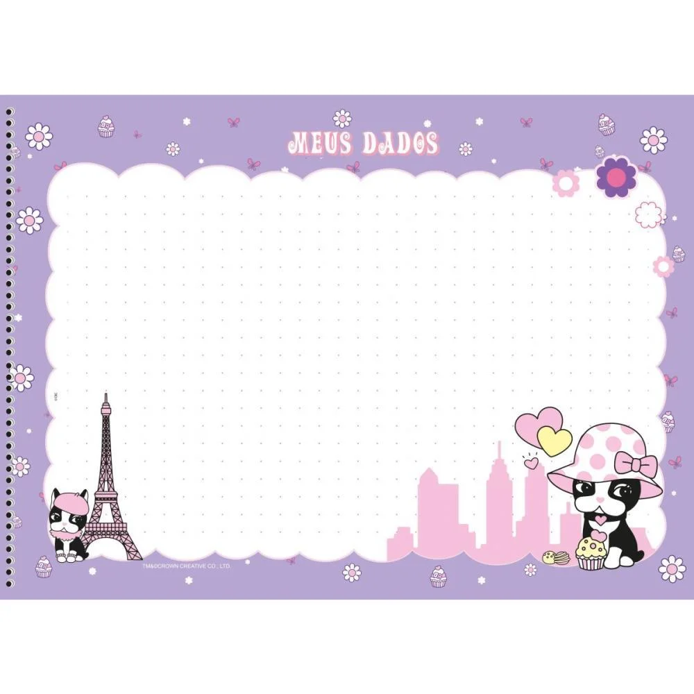 Caderno Desenho Univ Capa Dura Rebecca Bonbon 60F Animativa (Pct.c/05) - imagem 3