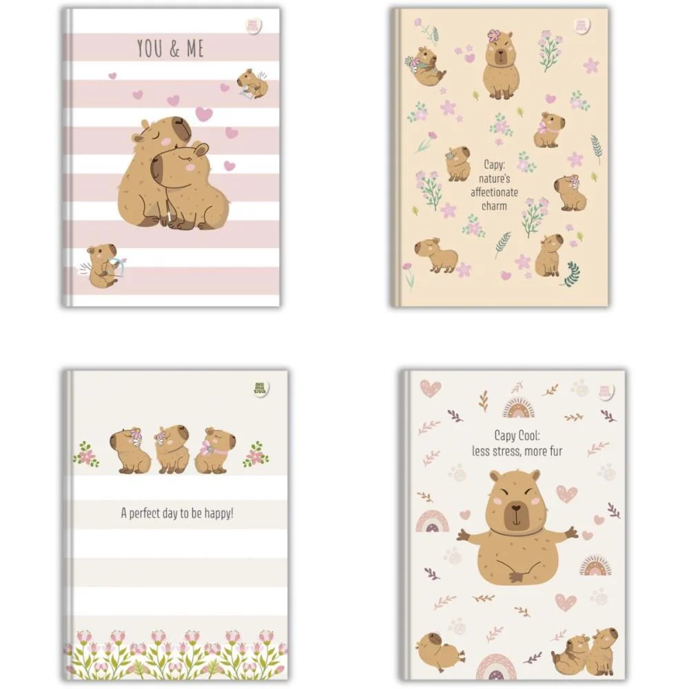 Caderno Brochurao Capa Dura Capycuties 80F Animativa (Pct.c/05) - imagem 2