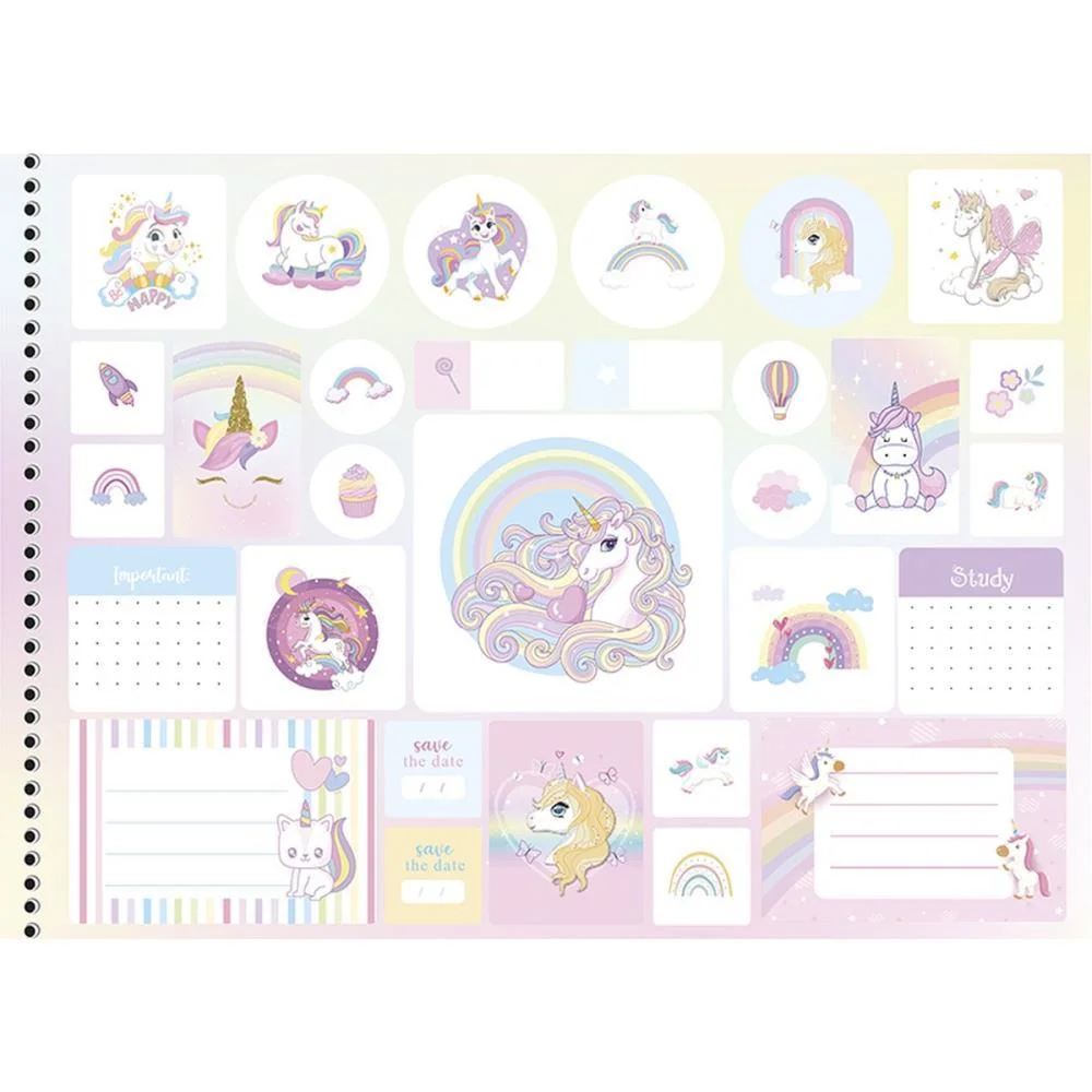 Caderno Desenho Univ Capa Dura Arc-En-Ciel 60F Animativa (Pct.c/05) - imagem 4
