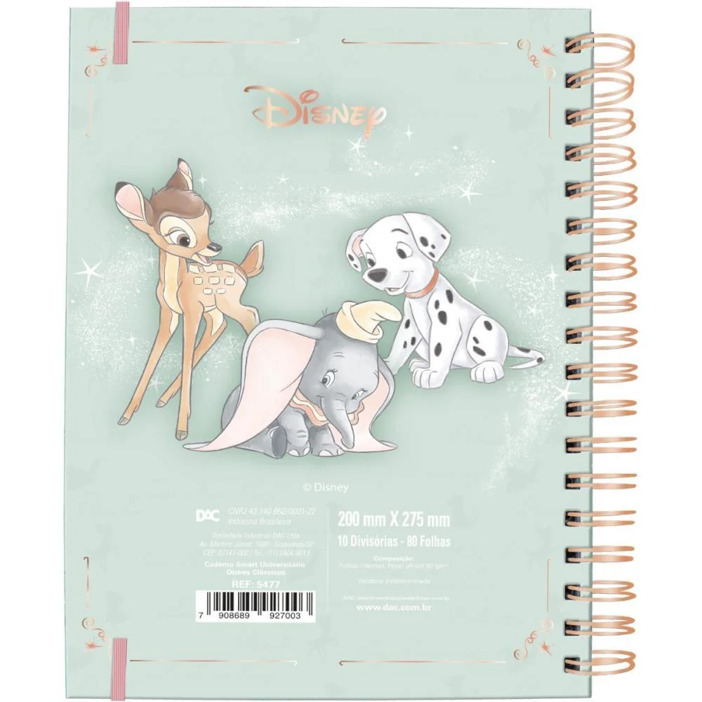 Caderno 01X1 Capa Dura Disney Classics Smart Univ C/E Dac (Unidade) - imagem 3