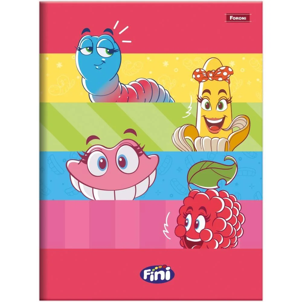 Caderno Brochura 1/4 Capa Dura Fini 80F Foroni (Pct.c/05) - imagem 4