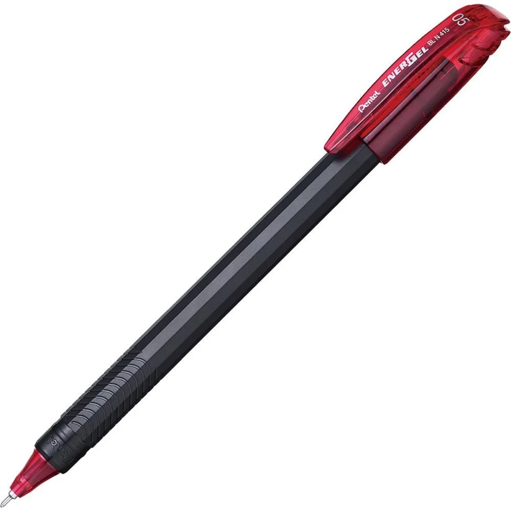 Caneta Gel Energel Makkuro 0,5 Vermelha Pentel (Cx.c/12) - imagem 2