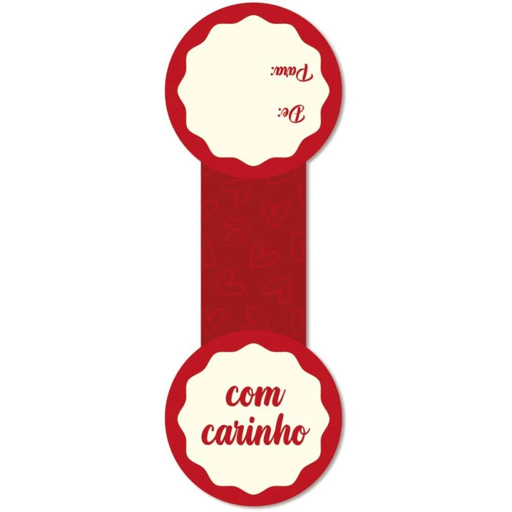 Etiqueta Adesiva Com Carinho 110Mmx235Mm Packpel (Pct.c/10) - imagem 4