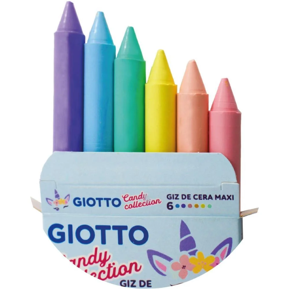 Giz De Cera Fino Giotto Maxi Candy Collection 6 Canson (Unidade) - imagem 4