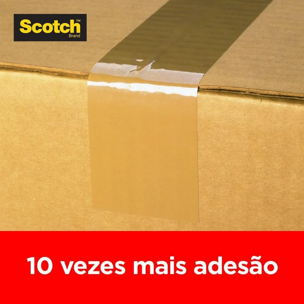 Fita Para Empacotamento Scotch 5802 Transp. 45Mmx45M. 3M (Unidade) - imagem 4