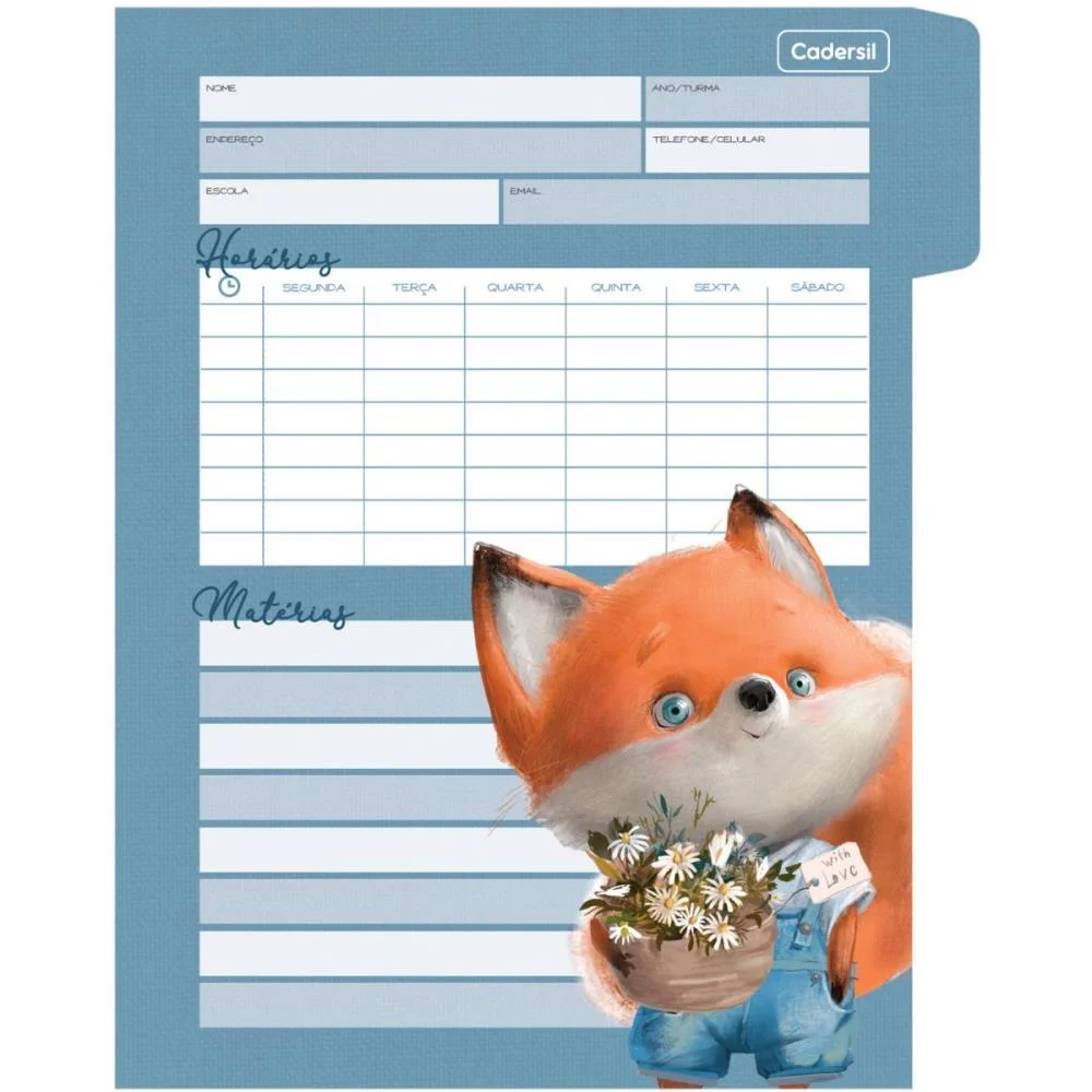 Caderno Argolado Woodland C/Elast 4Cap.incl.80F Cadersil (Unidade) - imagem 19