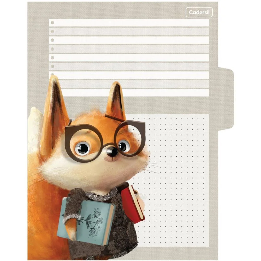 Caderno Argolado Woodland C/Elast 4Cap.incl.80F Cadersil (Unidade) - imagem 20