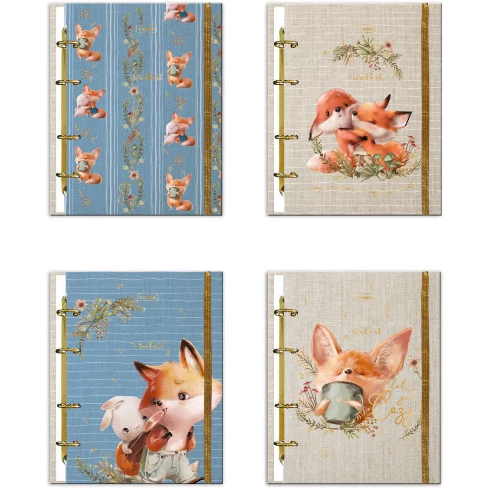 Caderno Argolado Woodland C/Elast 4Cap.incl.80F Cadersil (Unidade) - imagem 26