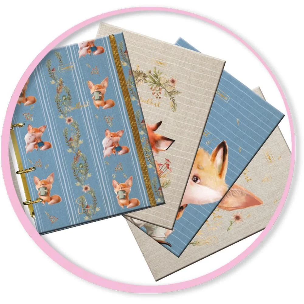 Caderno Argolado Woodland C/Elast 4Cap.incl.80F Cadersil (Unidade) - imagem 6
