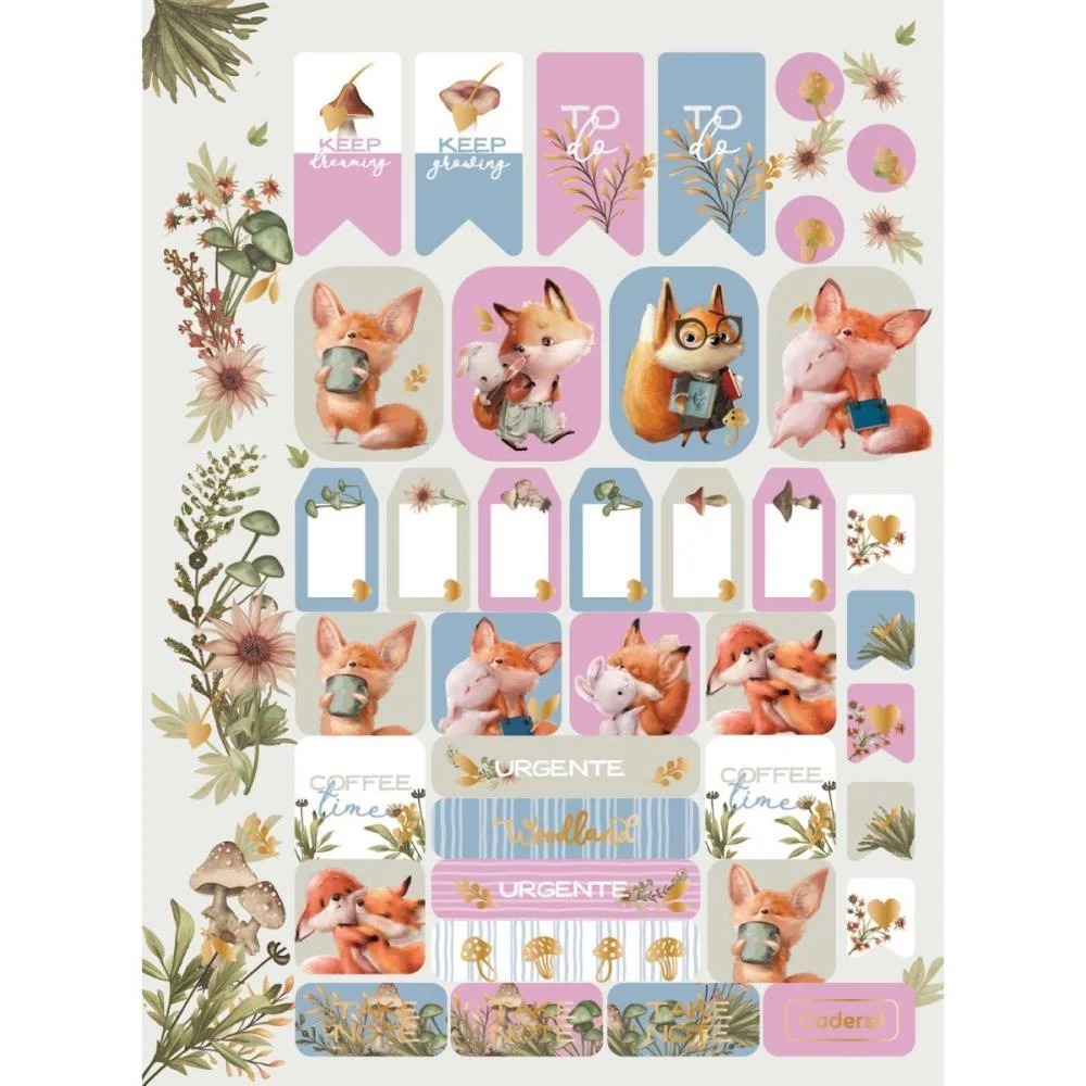 Caderno Argolado Woodland C/Elast 4Cap.incl.80F Cadersil (Unidade) - imagem 8