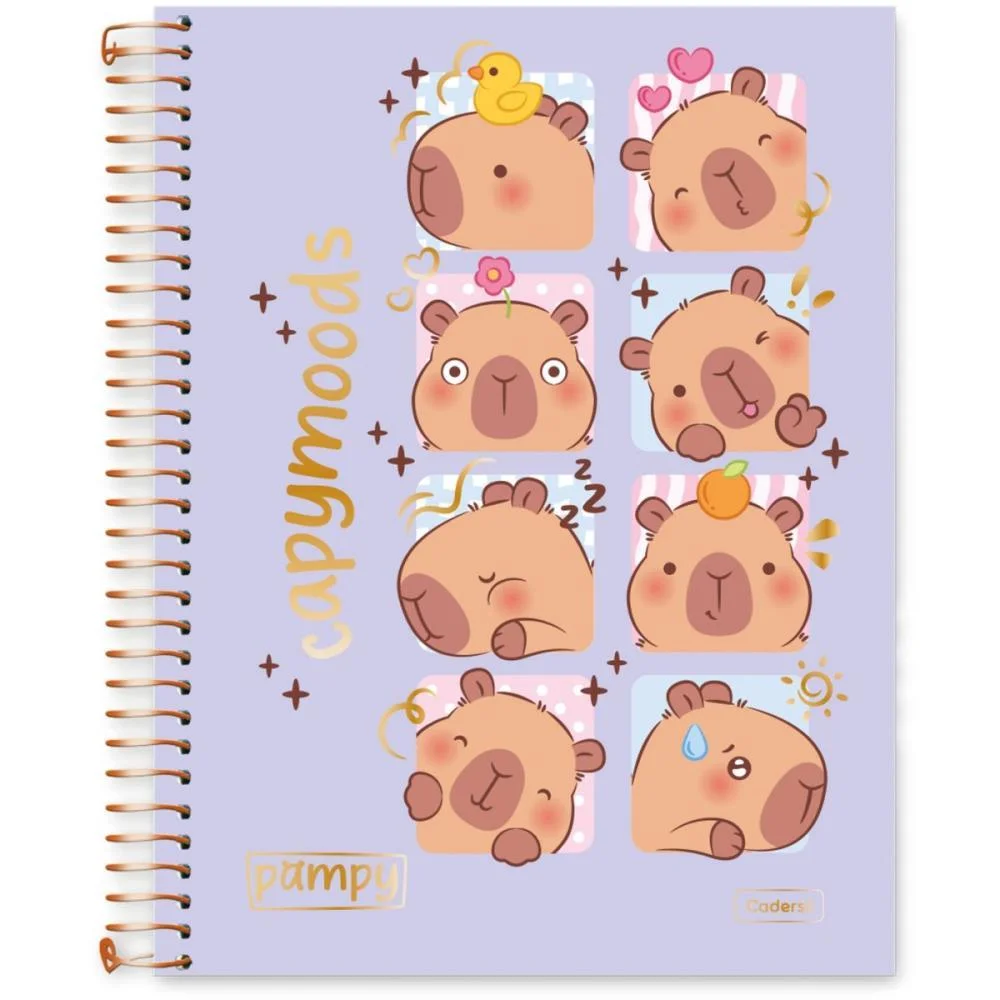 Caderno 01X1 Capa Dura Capy Pampy 80Fls Cadersil (Pct.c/04) - imagem 4