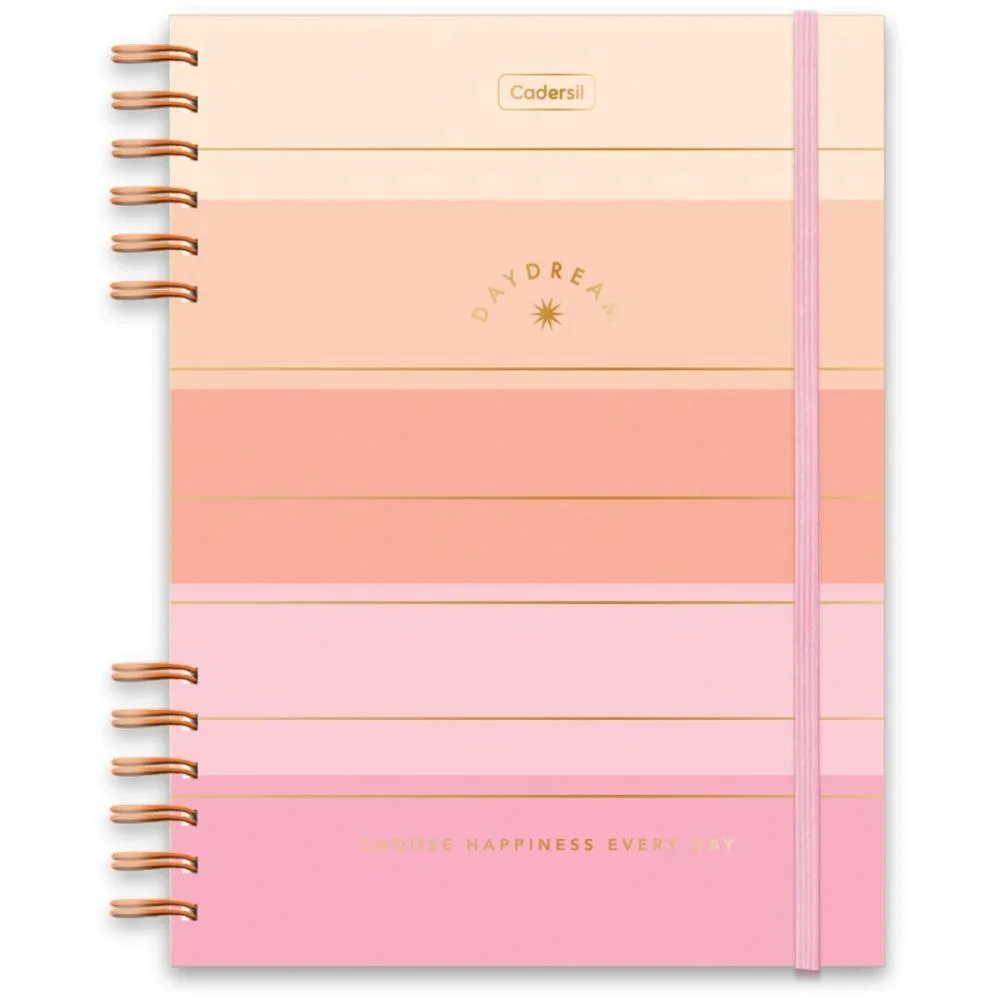 Caderno 01X1 Cp.dura Colegial Daydream C/Elas E Wire-O 80F(S Cadersil (Unidade) - imagem 3