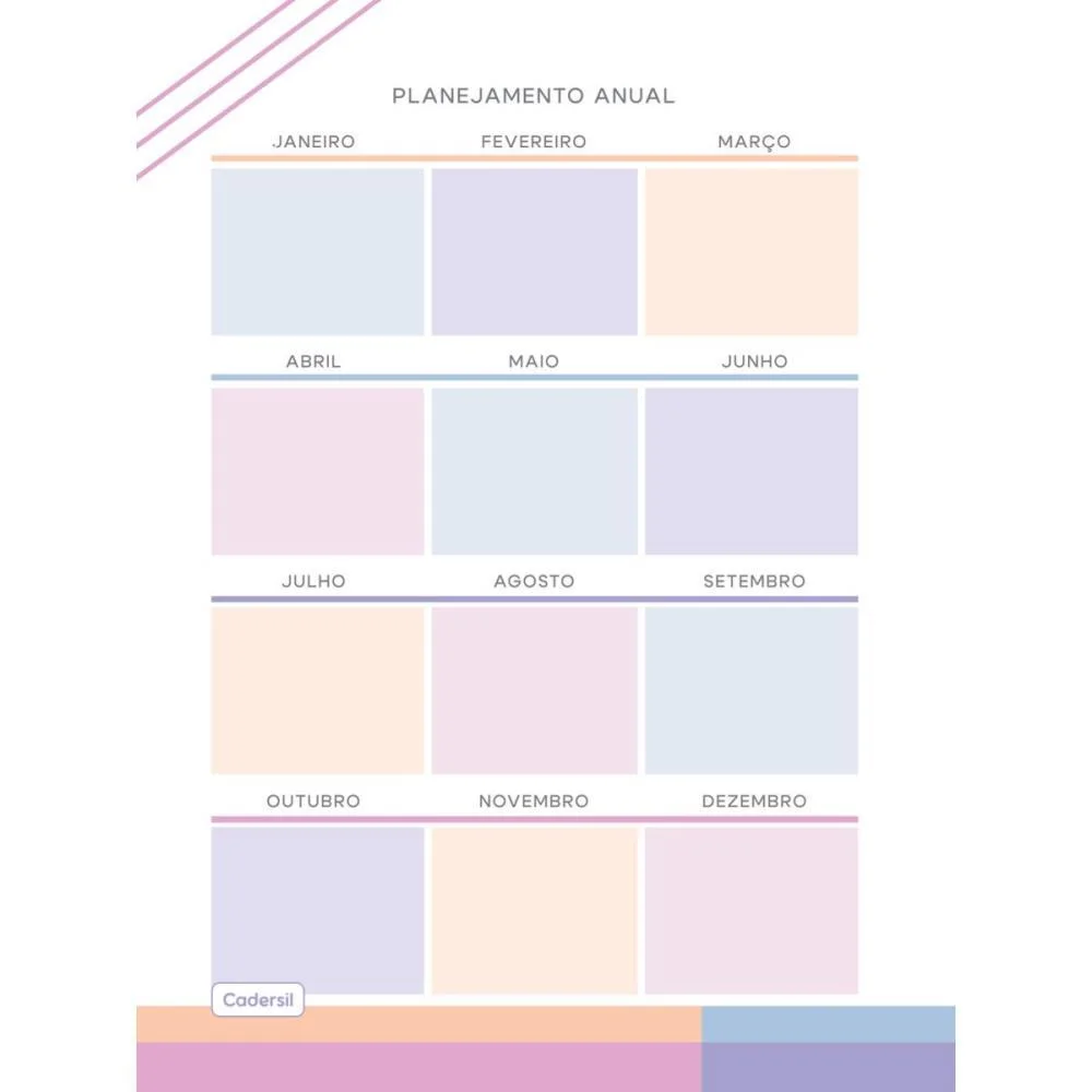 Caderno 01X1 Capa Dura Daydream 2Em1 C/Planner 88Fls Cadersil (Pct.c/04) - imagem 6