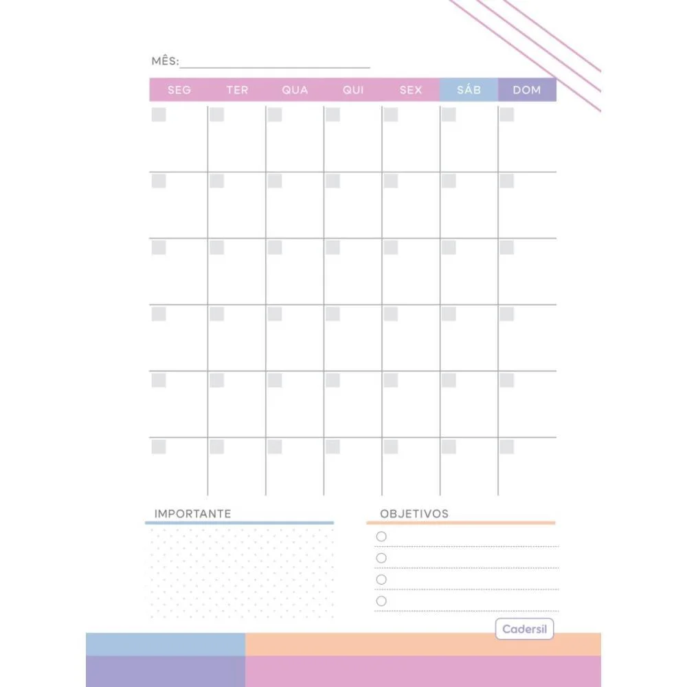 Caderno 01X1 Capa Dura Daydream 2Em1 C/Planner 88Fls Cadersil (Pct.c/04) - imagem 7