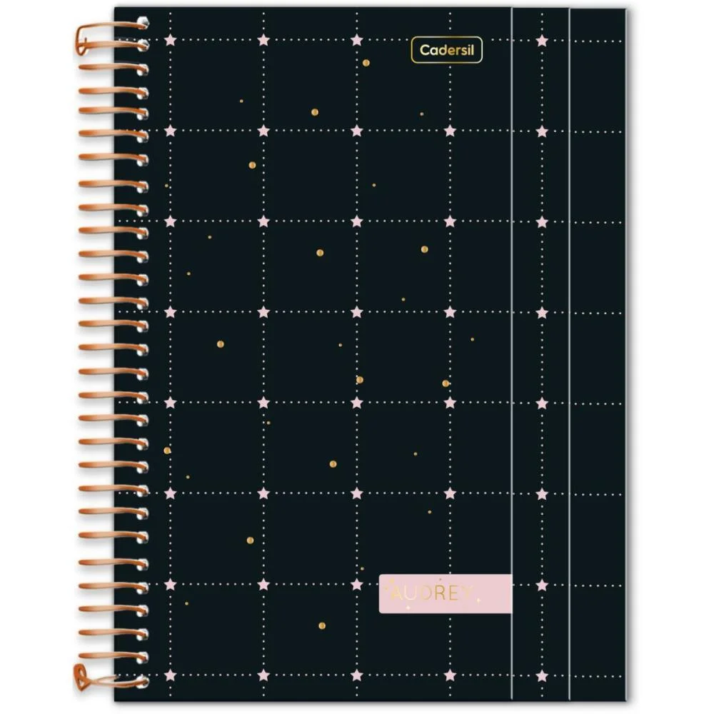 Caderno 01X1 Cp.dura Colegial Audrey 3Em1- 100Fls (S) Cadersil (Unidade) - imagem 12