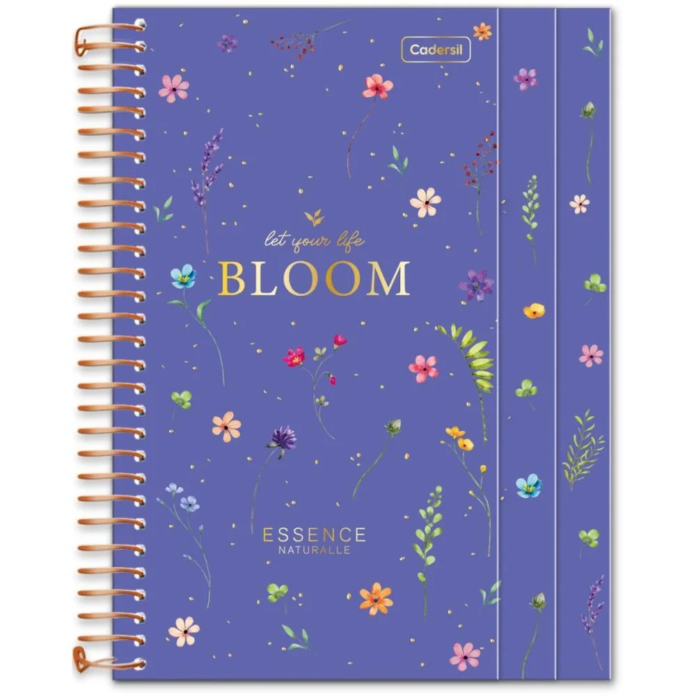 Caderno 01X1 Cp.dura Colegial Essence Naturalle 3Em1-100Fl(S Cadersil (Unidade) - imagem 2