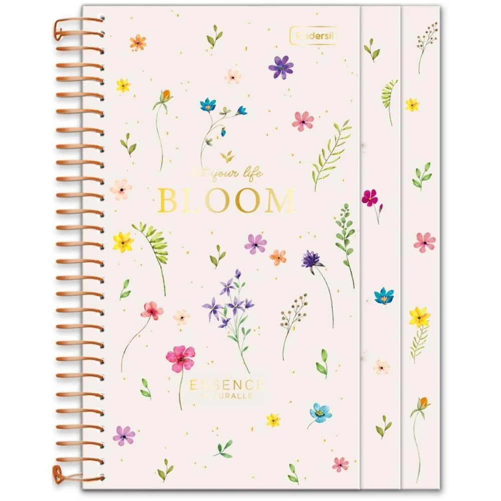 Caderno 01X1 Cp.dura Colegial Essence Naturalle 3Em1-100Fl(S Cadersil (Unidade) - imagem 3