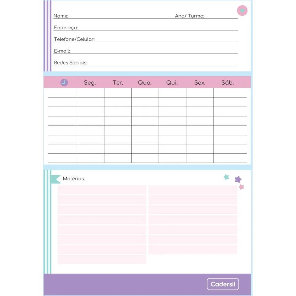 Caderno 01X1 Cp.dura Colegial Essence Naturalle 80Fls Cadersil (Pct.c/04) - imagem 7