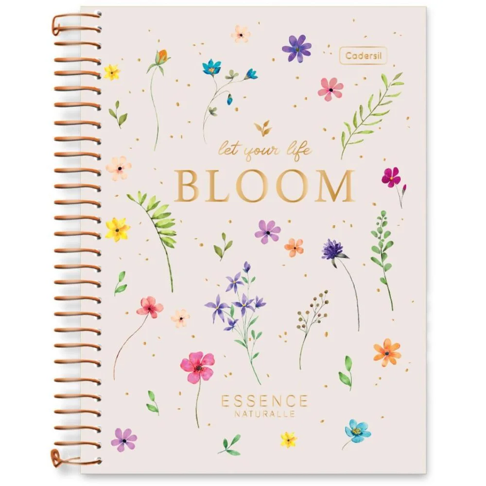 Caderno 10X1 Cp.dura Colegial Essence Naturalle 160Fls Cadersil (Pct.c/04) - imagem 2