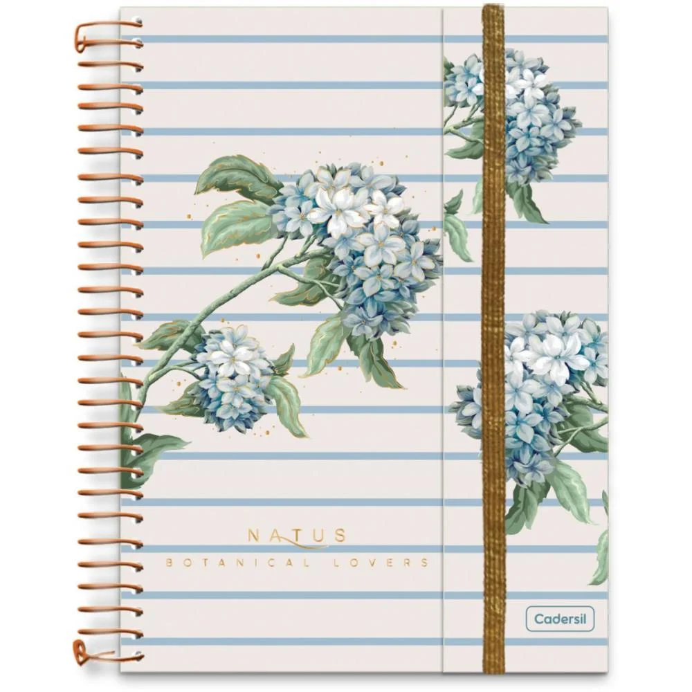 Caderno 01X1 Cp.dura Colegial Natus C/Elas+Blocos Ades.80F(S Cadersil (Unidade) - imagem 12