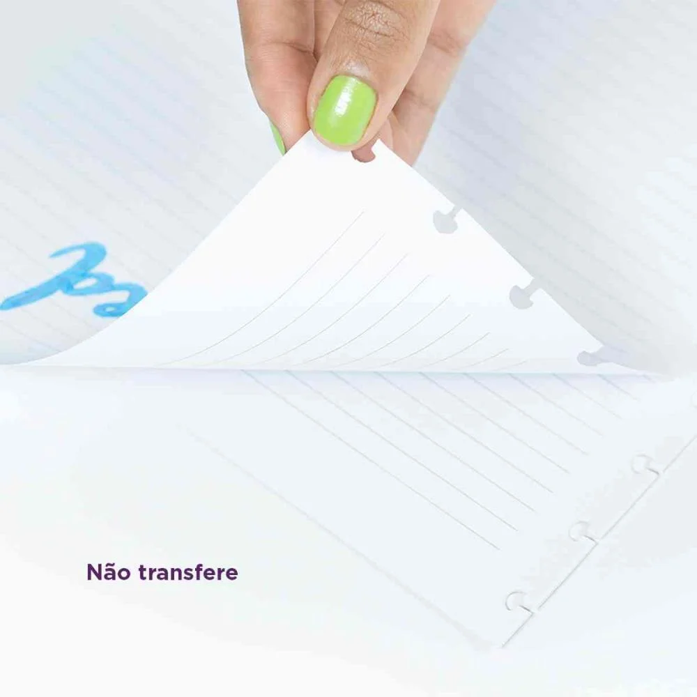 Caderno Inteligente Refil Grande Pautado 90G. 100Fls. Caderno Inteligente (Pacote) - imagem 2