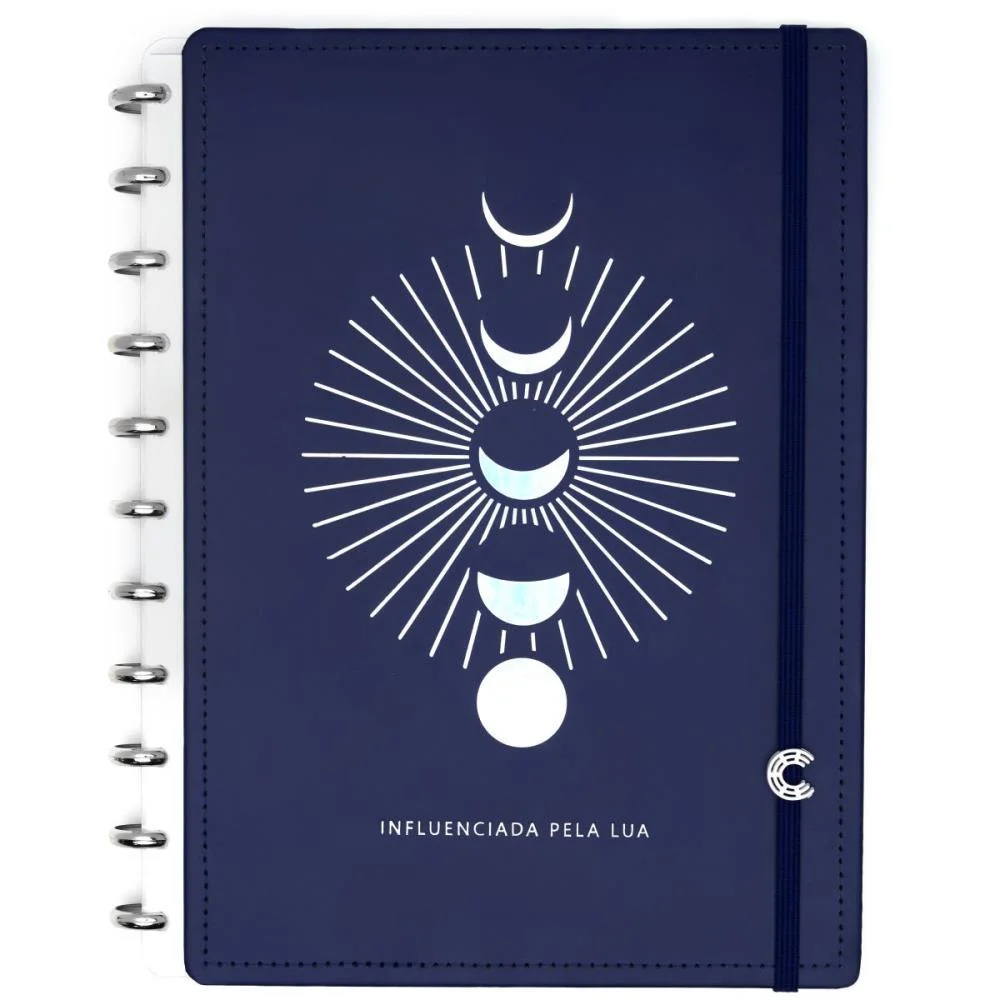 Caderno Inteligente Grande Influenciada Pela Lua 80F By M Caderno Inteligente (Unidade) - imagem 2