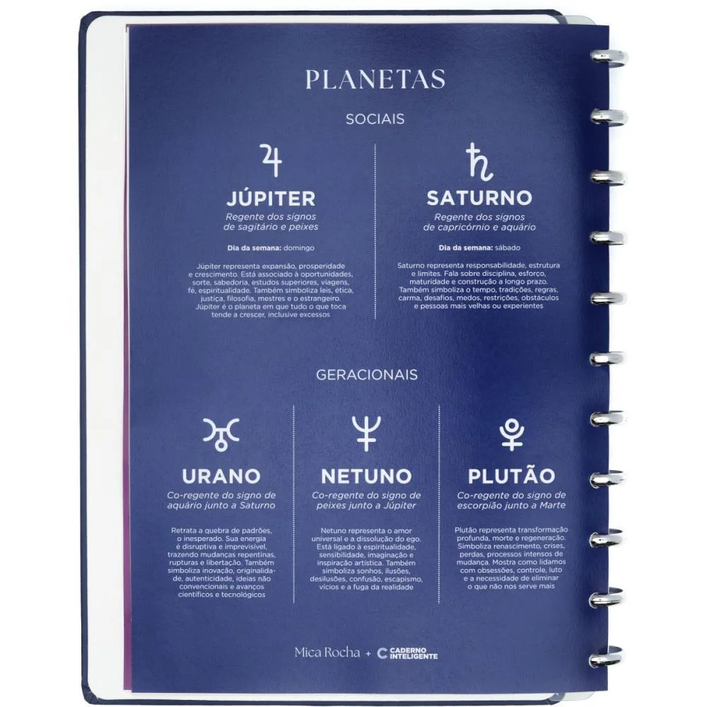 Caderno Inteligente Grande Influenciada Pela Lua 80F By M Caderno Inteligente (Unidade) - imagem 6