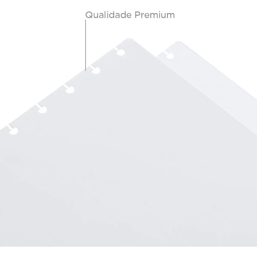 Caderno Inteligente Divisorias Grande Clean C/04 Unid. Caderno Inteligente (Pacote) - imagem 3