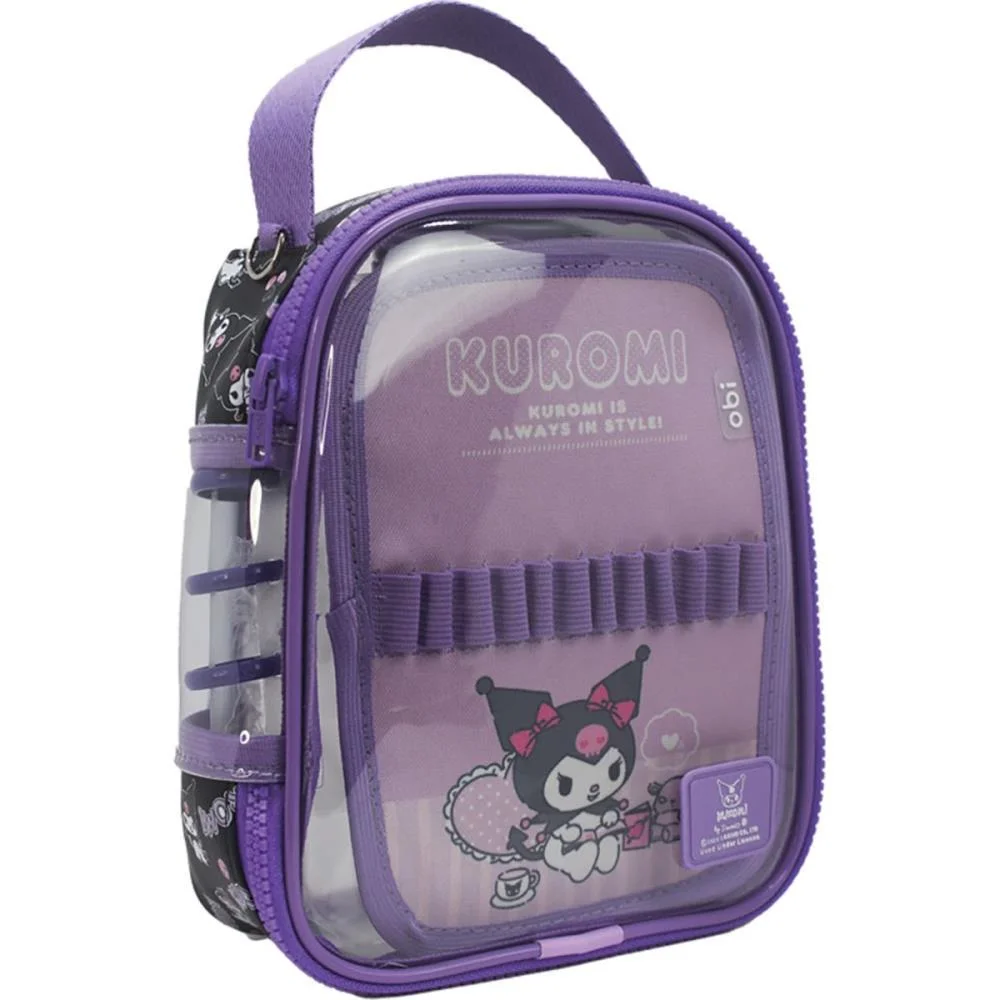 Estojo Box Kuromi Versatil Disclick Obi Do Brasil (Unidade) - imagem 2