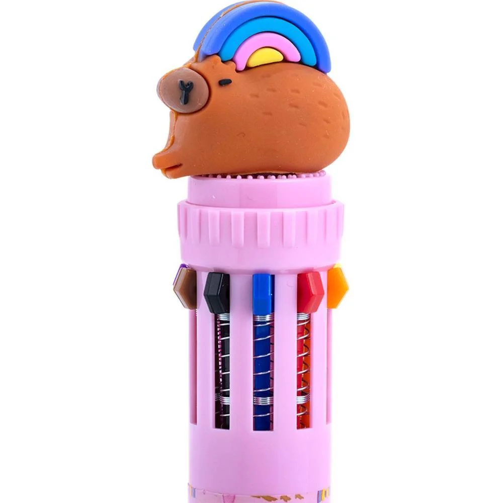 Caneta Esferografica Capivara 10Cores 0.7Mm (S Brw (Dp.c/12) - imagem 5