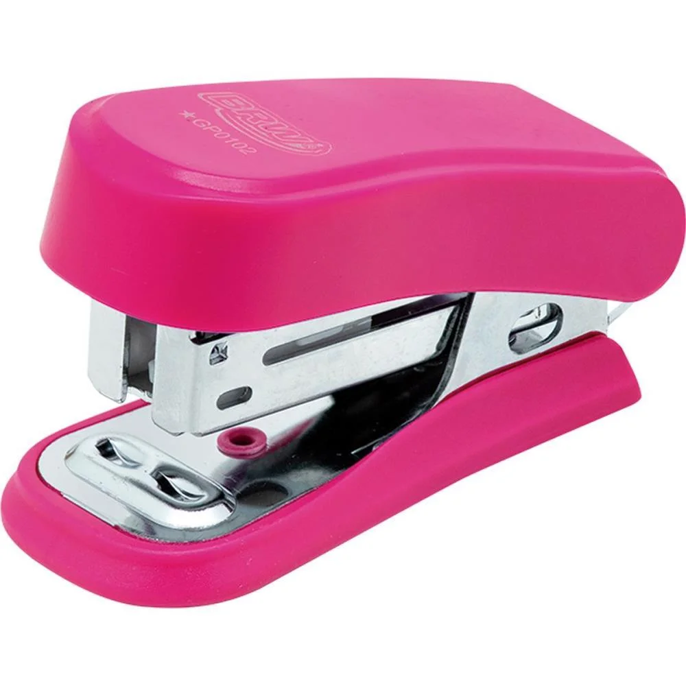 Grampeador Mini P/20Fls 6Cm Plast. Cores Neon Brw (Dp.c/12) - imagem 5
