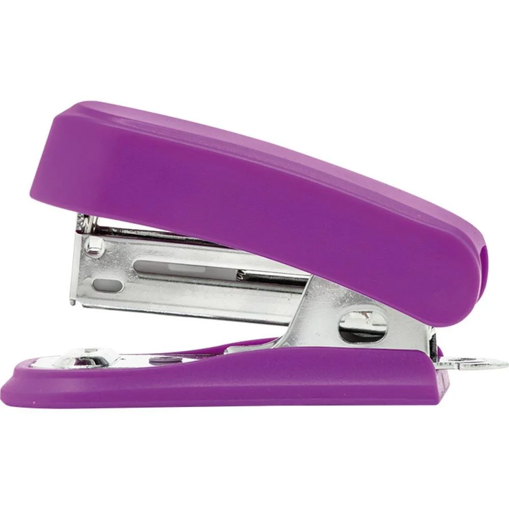Grampeador Mini P/20Fls 6Cm Plast. Cores Neon Brw (Dp.c/12) - imagem 7