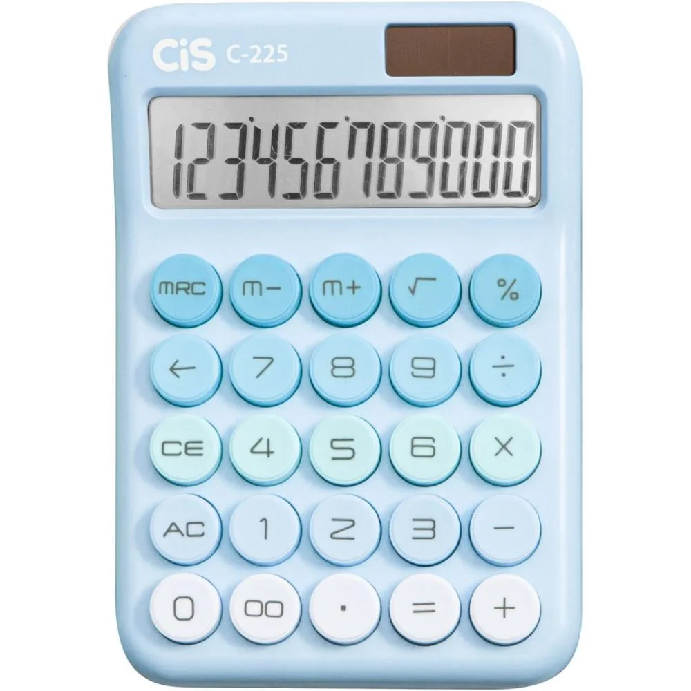Calculadora De Mesa 12 Dig. Mod C-225 Azul Sertic (Unidade) - imagem 2