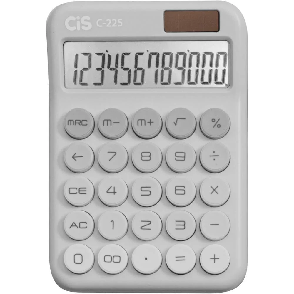 Calculadora De Mesa 12 Dig. Mod C-225 Cinza Sertic (Unidade) - imagem 2