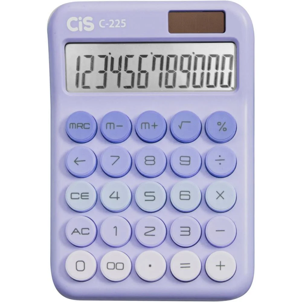 Calculadora De Mesa 12 Dig. Mod C-225 Lilas Sertic (Unidade) - imagem 4