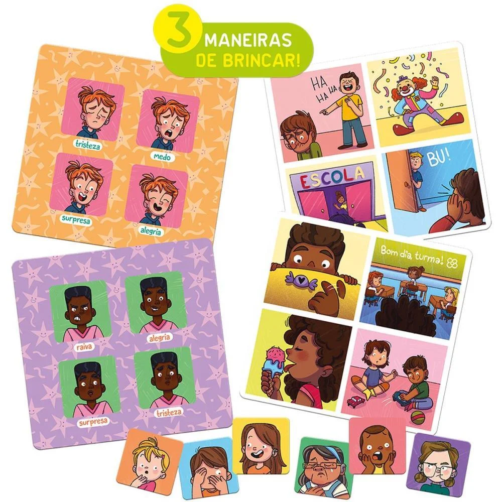 Jogo Educativo Descobrindo As Emocoes Toyster (Unidade) - imagem 4