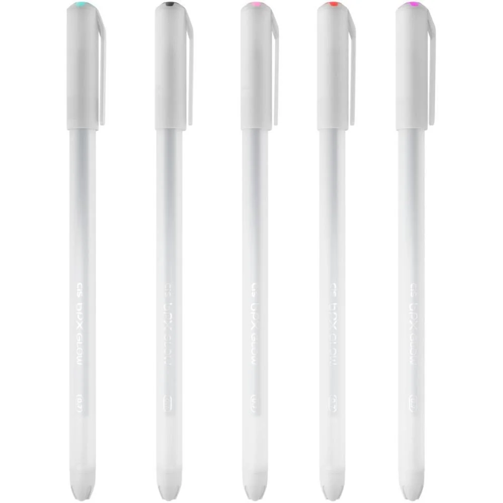 Caneta Esferografica Cis Bpx Glow 0.7Mm 5Cores Sort Sertic (Estojo) - imagem 2