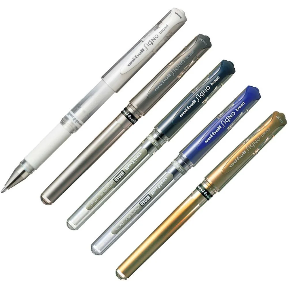 Caneta Gel Signo Broad 1.0Mm 5Cores Sorti Sertic (Estojo) - imagem 4