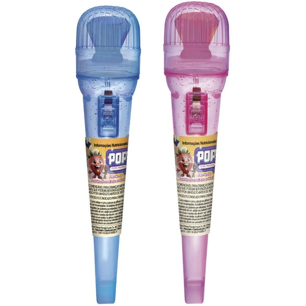 Doce Pop Fone Pirulito+Microf C/Luz Colore C/ 20 Unidades - imagem 4