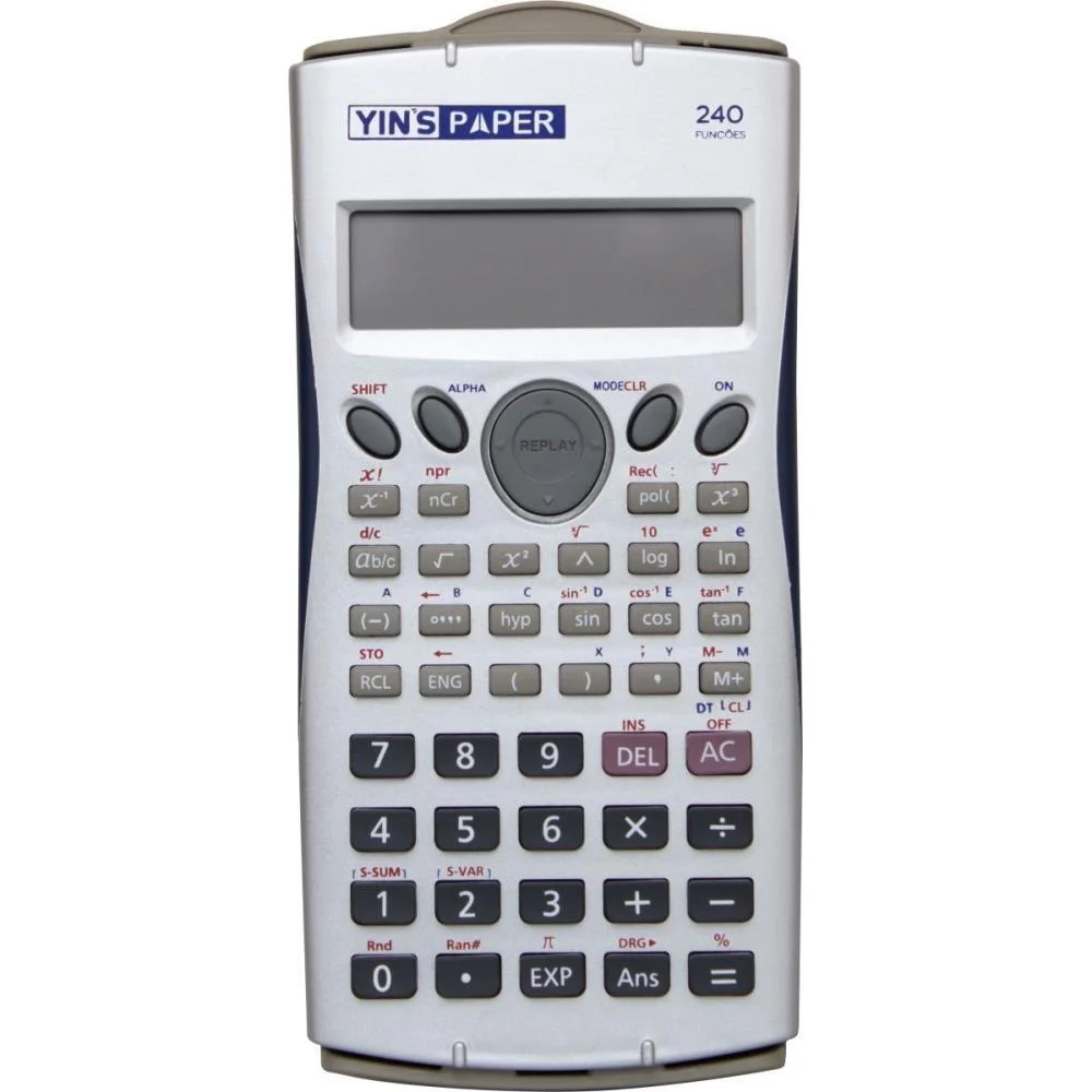 Calculadora Cientifica 240 Funcoes 10+2 Digitos Yins (Unidade) - imagem 3