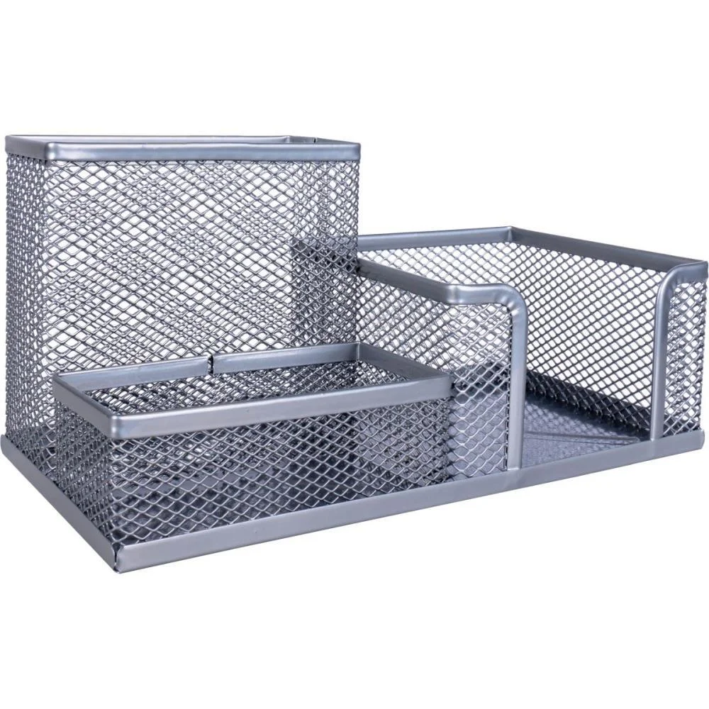 Acessorio Para Mesa Aramado 3 Reparticoes Prata Yins (Unidade) - imagem 2