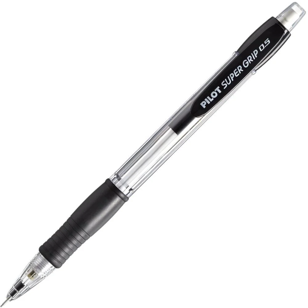 Lapiseira 0.5Mm Supergrip 0.5 H-185 Preta Pilot (Cx.c/12) - imagem 4
