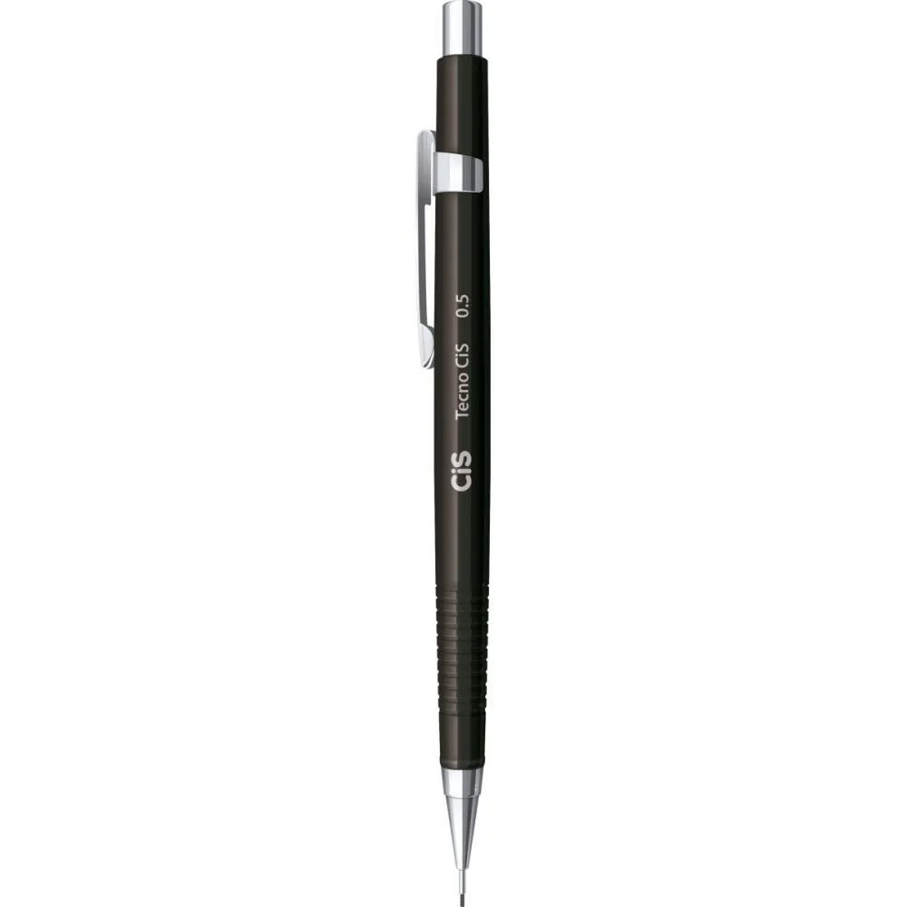 Lapiseira 0.5Mm Tecno Cis C-205 0,5 Preta Sertic (Cx.c/12) - imagem 3